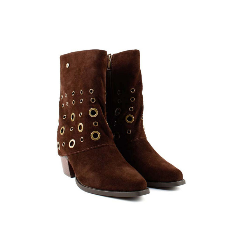 BOTIN CAMPERO ARGOLLAS MOKA SS823