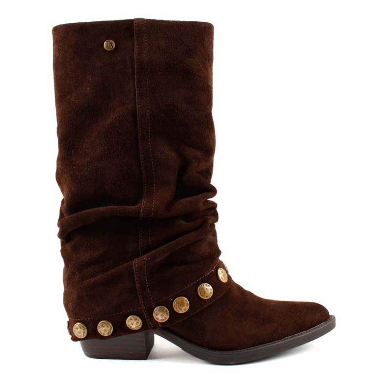 BOTA CAMPERA POLAINA MOKA SS832