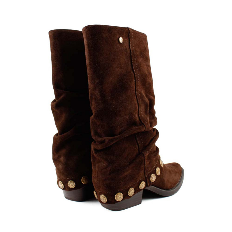 BOTA CAMPERA POLAINA MOKA SS832