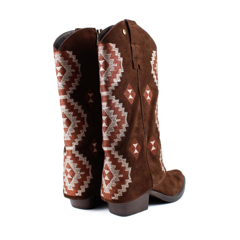 BOTA BORDADOS MOKA SS834