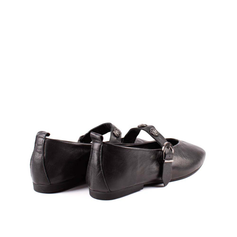 BAILARINA CORREA CHAPAS NEGRO 726