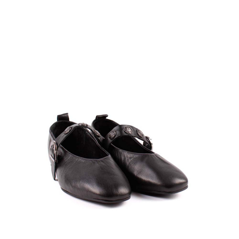 BAILARINA CORREA CHAPAS NEGRO 726