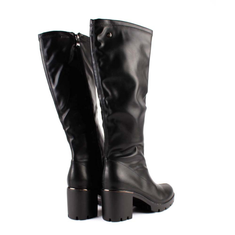 BOTA STRETCH PLATAFORMA NEGRO 612