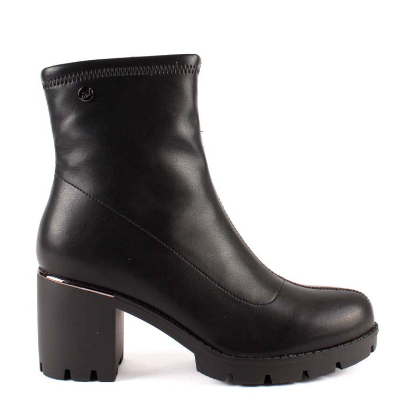 BOTIN STRETCH PLATAFORMA NEGRO 611