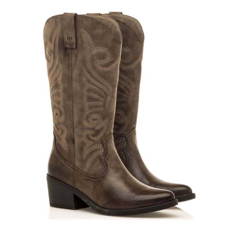 BOTA CAMPERA BORDADO MOKA 59794