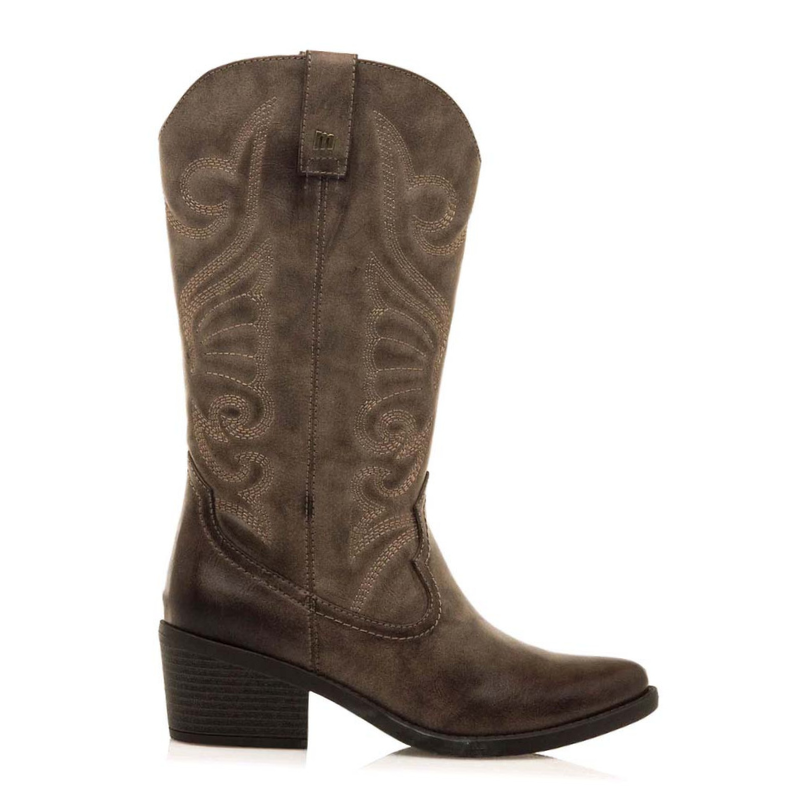 BOTA CAMPERA BORDADO MOKA 59794