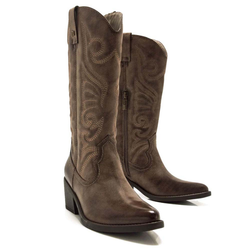BOTA CAMPERA BORDADO MOKA 59794