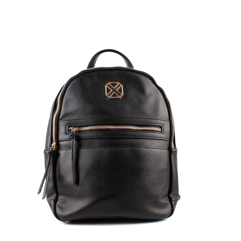 MOCHILA CREMALLERA NEGRO