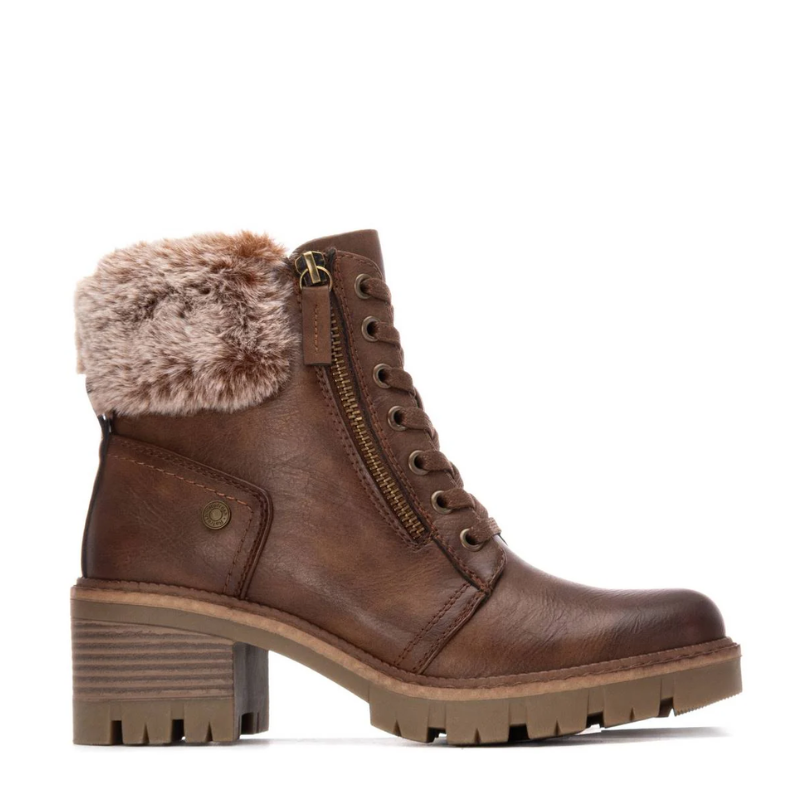 BOTIN CORDON PELO CAMEL 172911