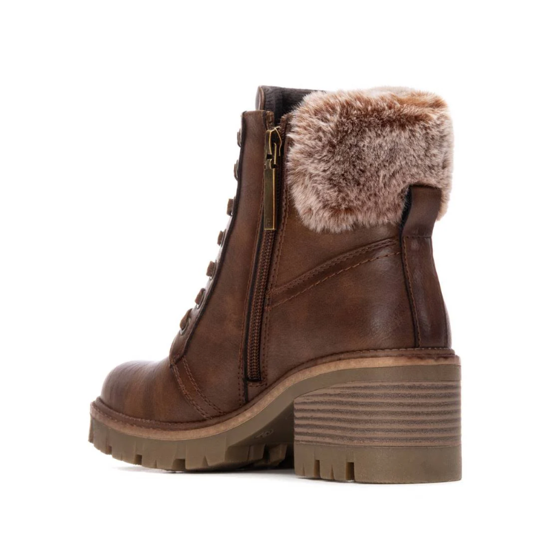 BOTIN CORDON PELO CAMEL 172911