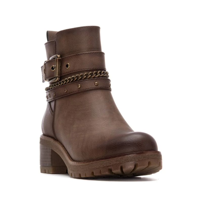 BOTIN HEBILLA CADENA TAUPE 172918