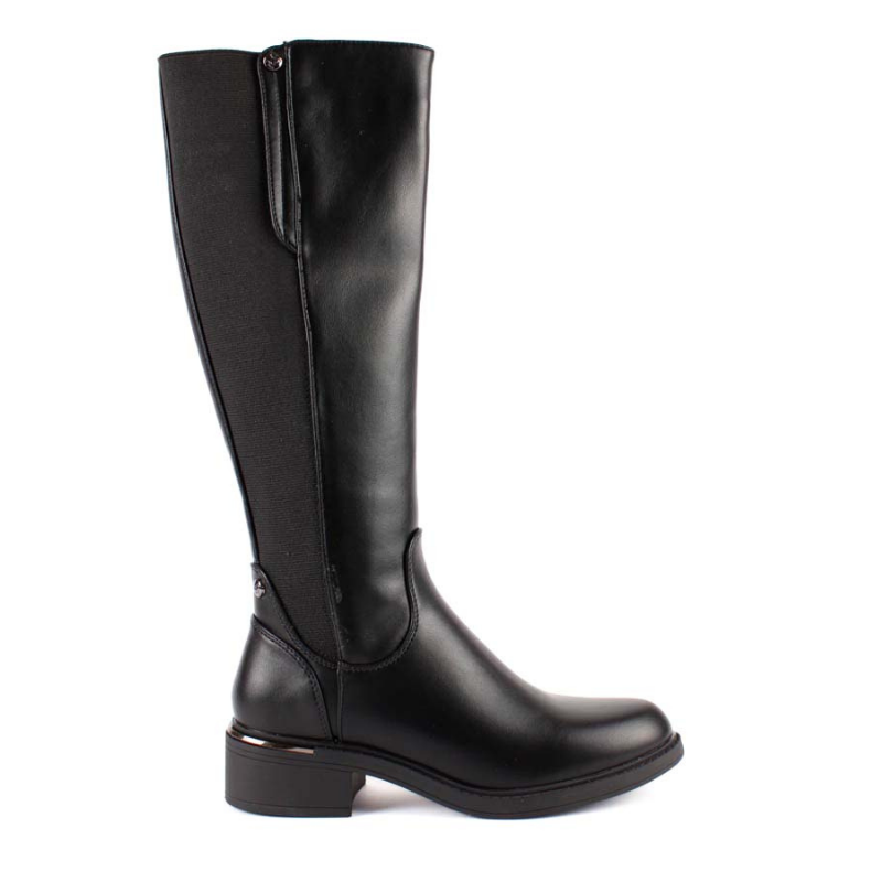 BOTA CAÑA ELASTICO NEGRO AZS29511