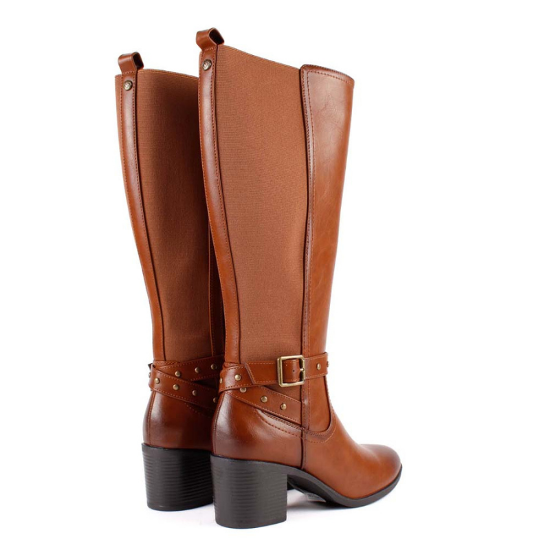 BOTA ELASTICO HEBILLA CUERO ASY29538