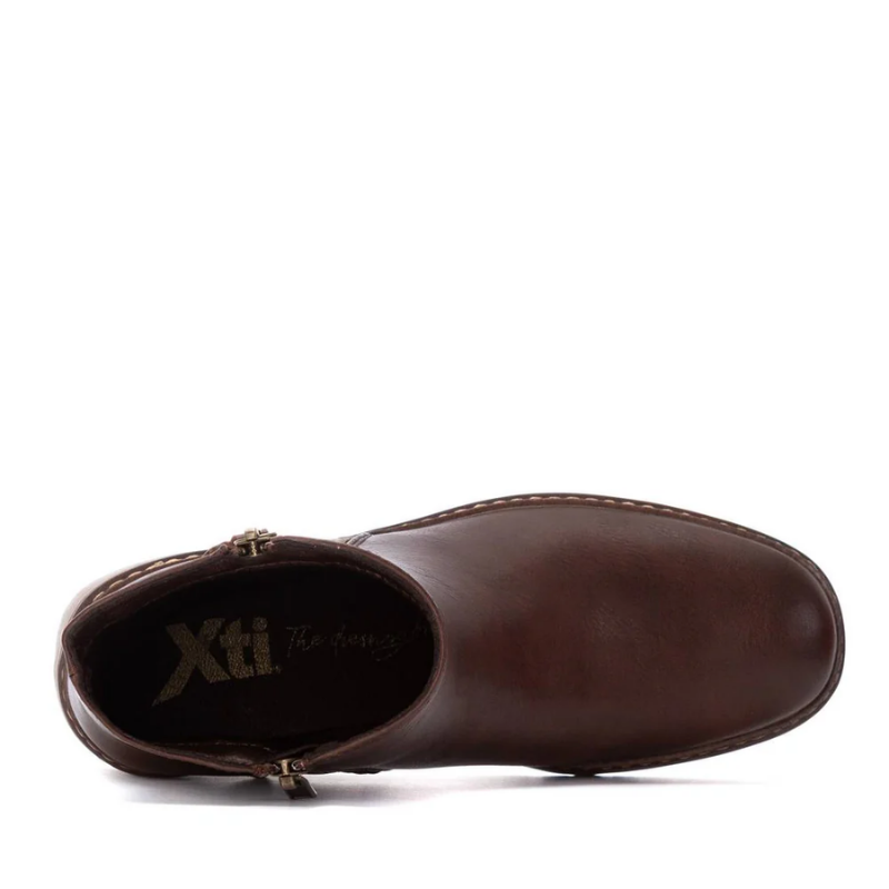 BOTIN CREMALLERA MARRON 144455