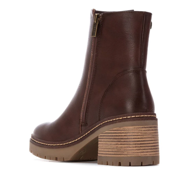 BOTIN CREMALLERA MARRON 144455