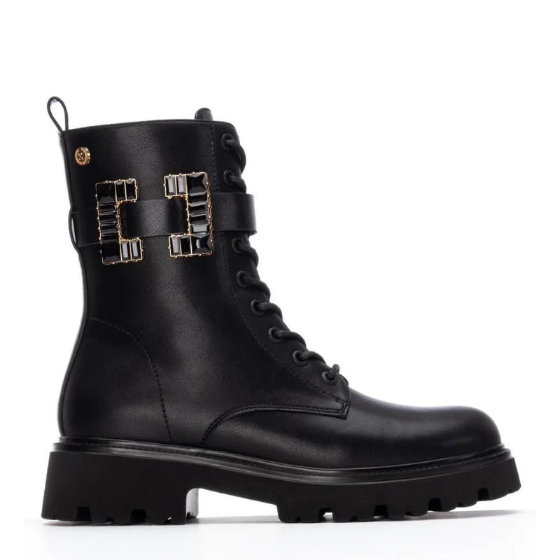 BOTA MILITAR ADORNO NEGRO 144431