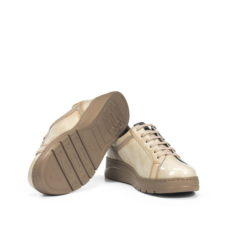CASUAL CREMALLERA CHAROL BEIGE F1666