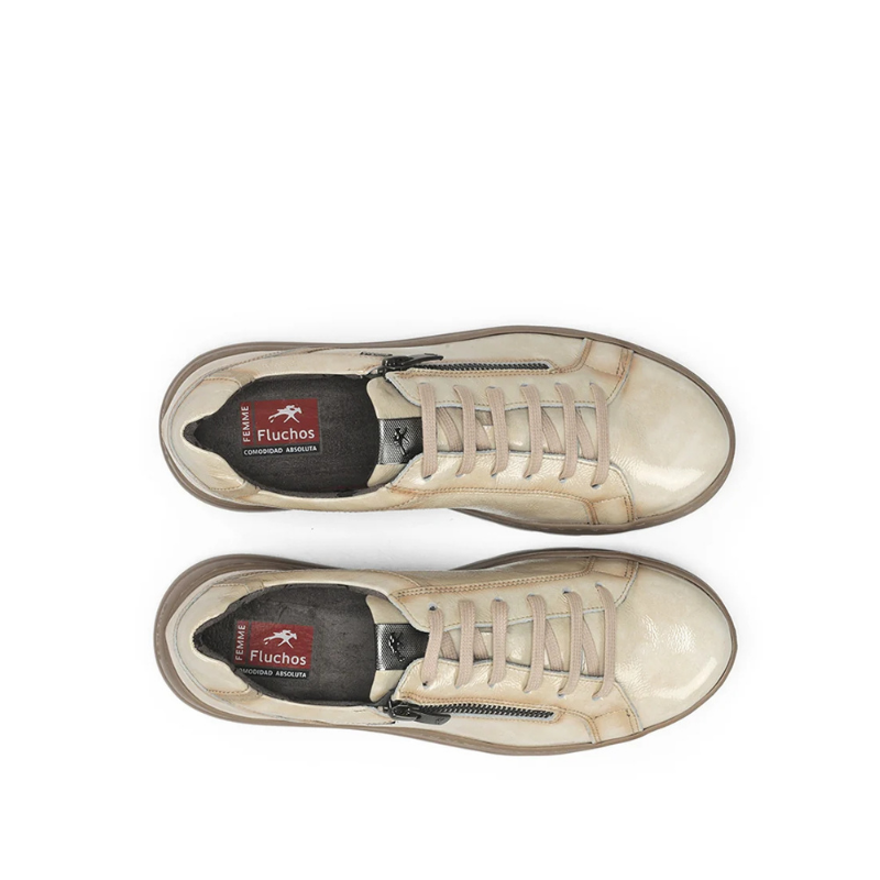 CASUAL CREMALLERA CHAROL BEIGE F1666