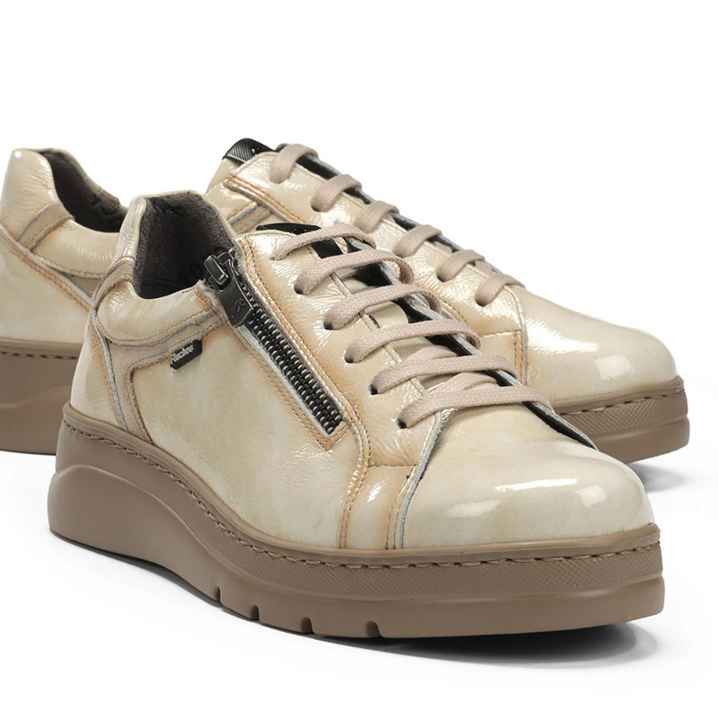 CASUAL CREMALLERA CHAROL BEIGE F1666