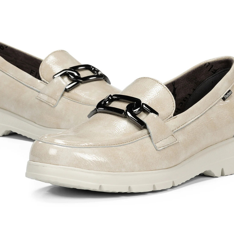 MOCASIN CADENA BEIGE F1794