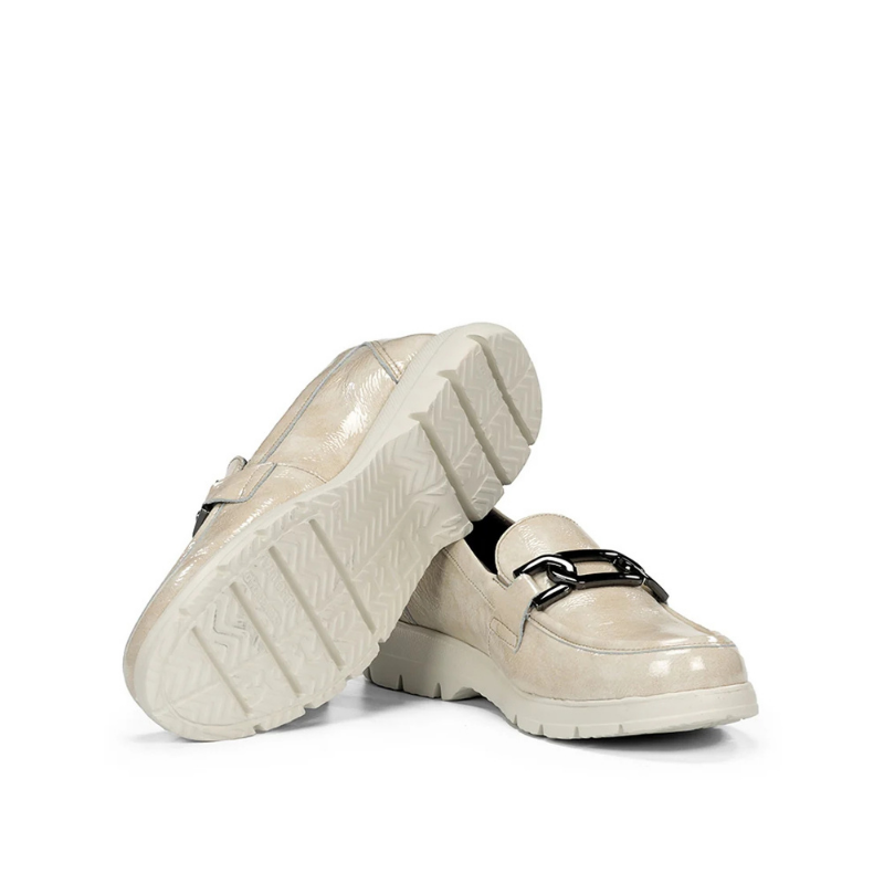 MOCASIN CADENA BEIGE F1794