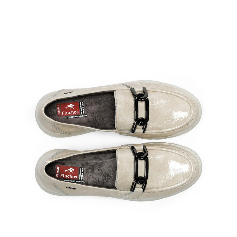 MOCASIN CADENA BEIGE F1794