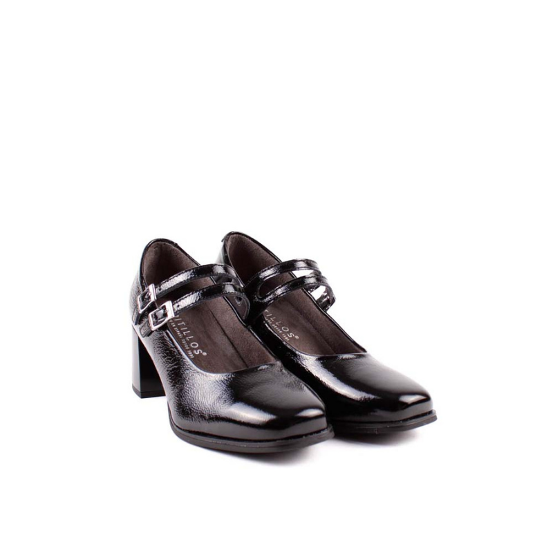 MERCEDES TACON CHAROL NEGRO 10831