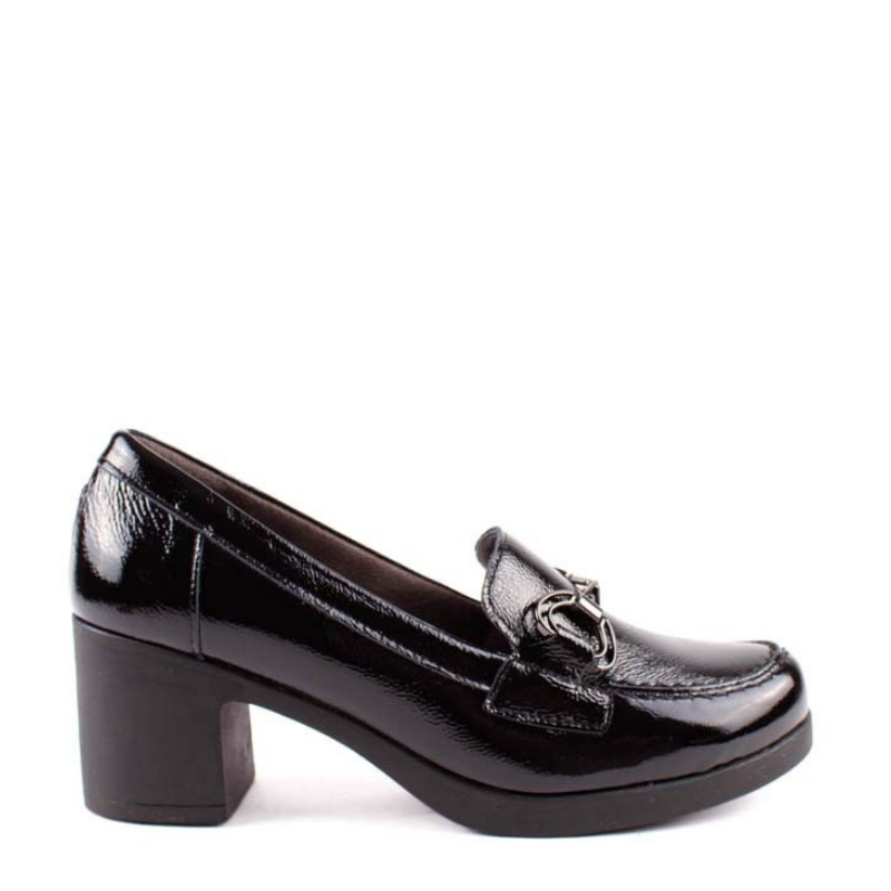 MOCASIN CHAROL TACON NEGRO 30101