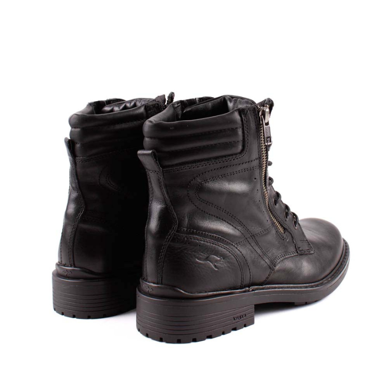 BOTIN MOTORISTA CREMALLERA NEGRO 967