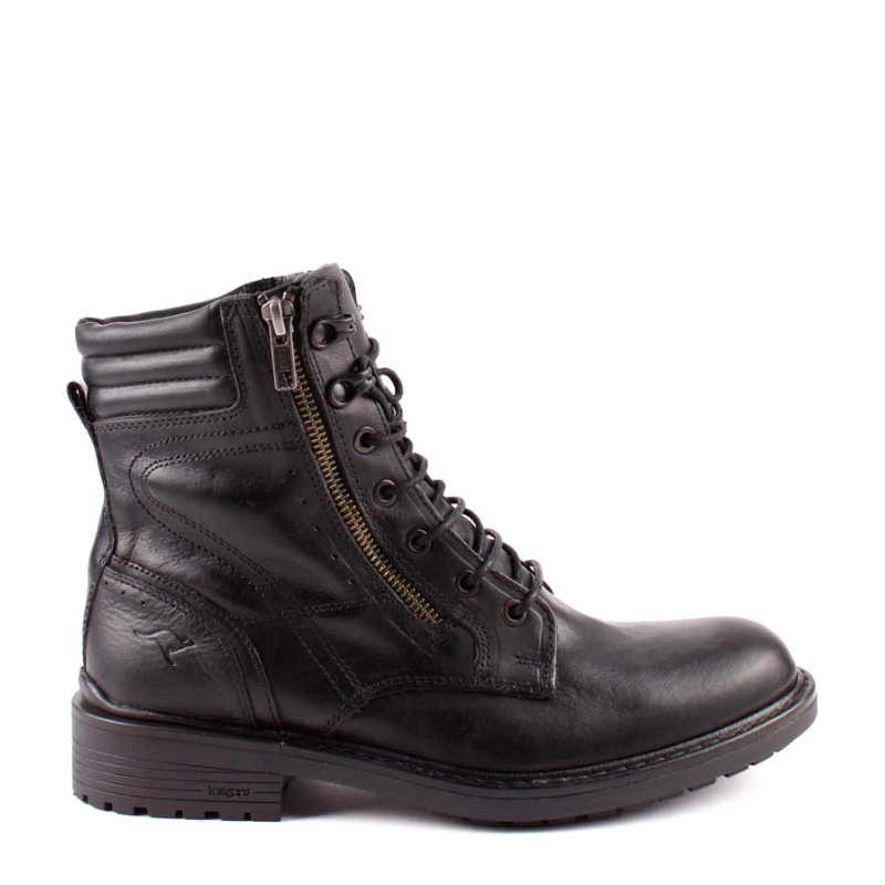BOTIN MOTORISTA CREMALLERA NEGRO 967