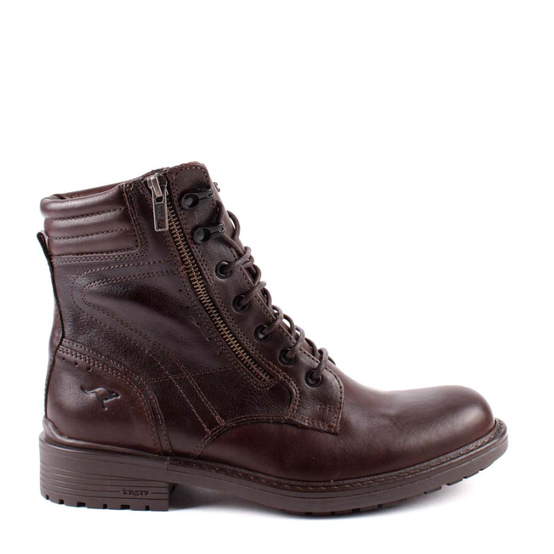 BOTIN MOTORISTA CREMALLERA MARRON 967