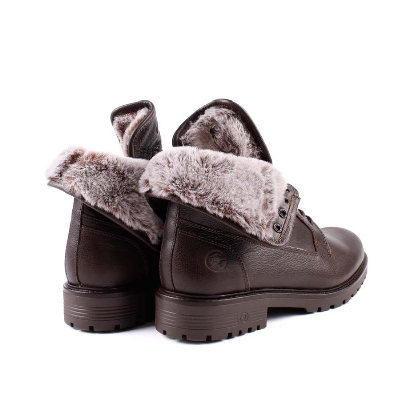 BOTIN PELO CORDON MARRON C307