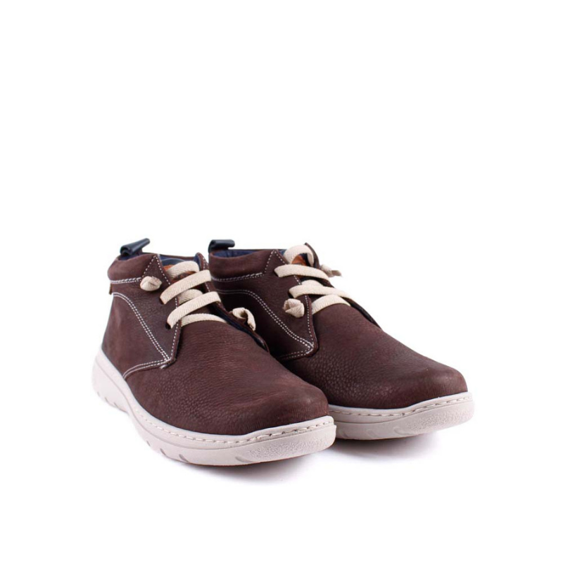 BOTIN CORDON ELASTICO MARRON 5033