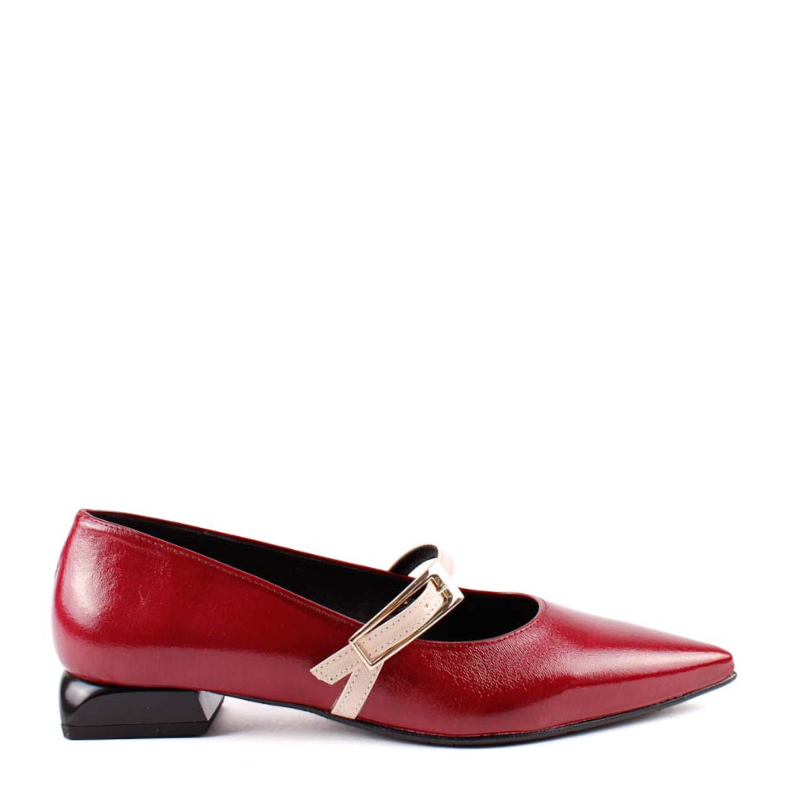 SALON TIRA HEBILLA CEREZA BEIGE 2718