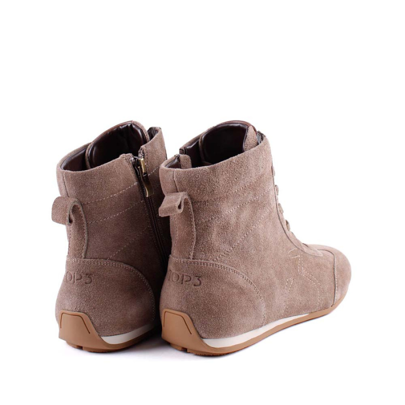 BOTIN BOXING SERRAJE TAUPE SS704