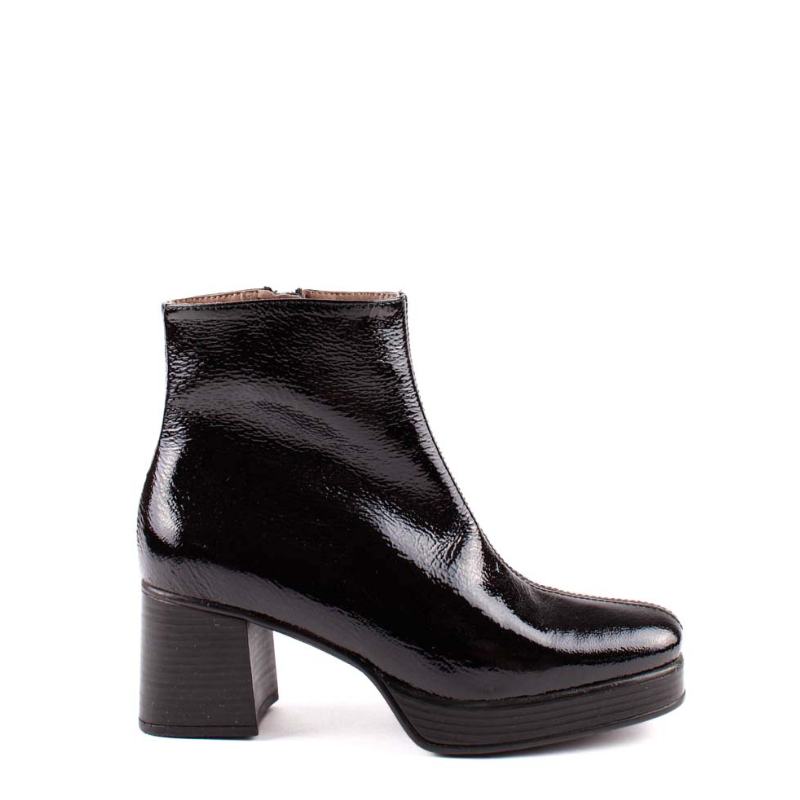 BOTIN PLATAFORMA CHAROL NEGRO 6412