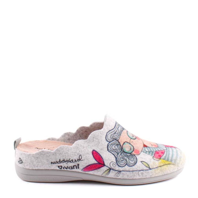 ZAPATILLA CASA ABUELA GRIS 222325