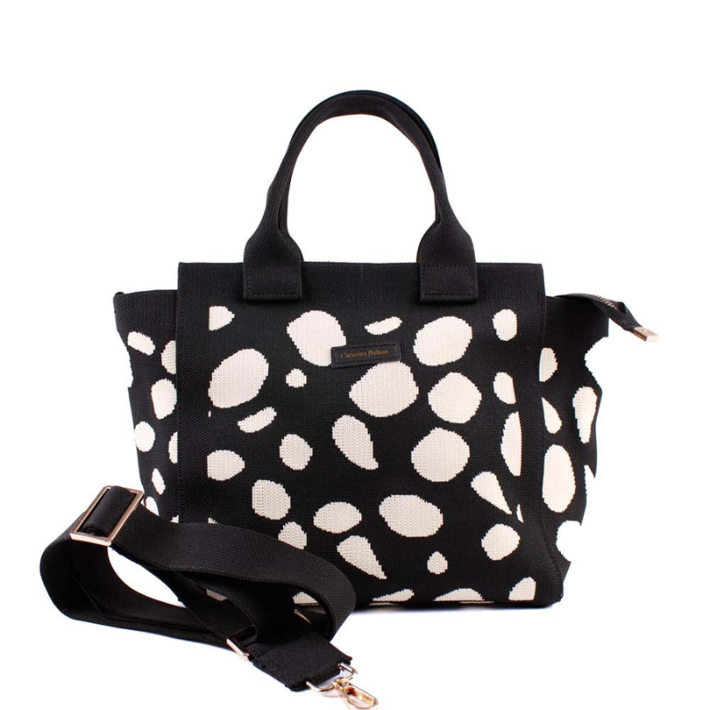BOLSO TEJIDO TOPOS
