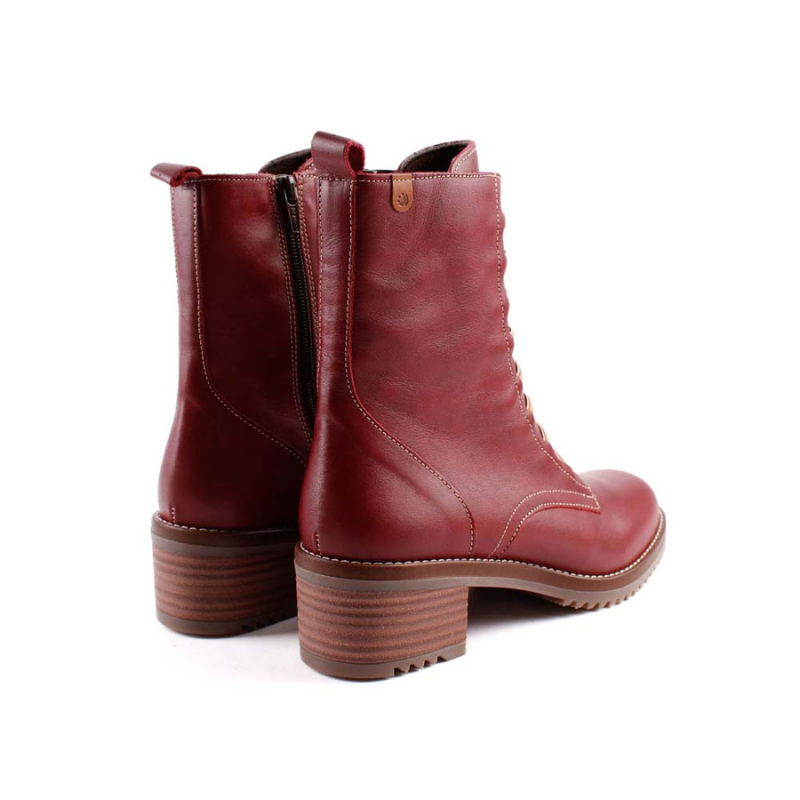 BOTIN ALTO ELASTICOS BURDEOS 2325