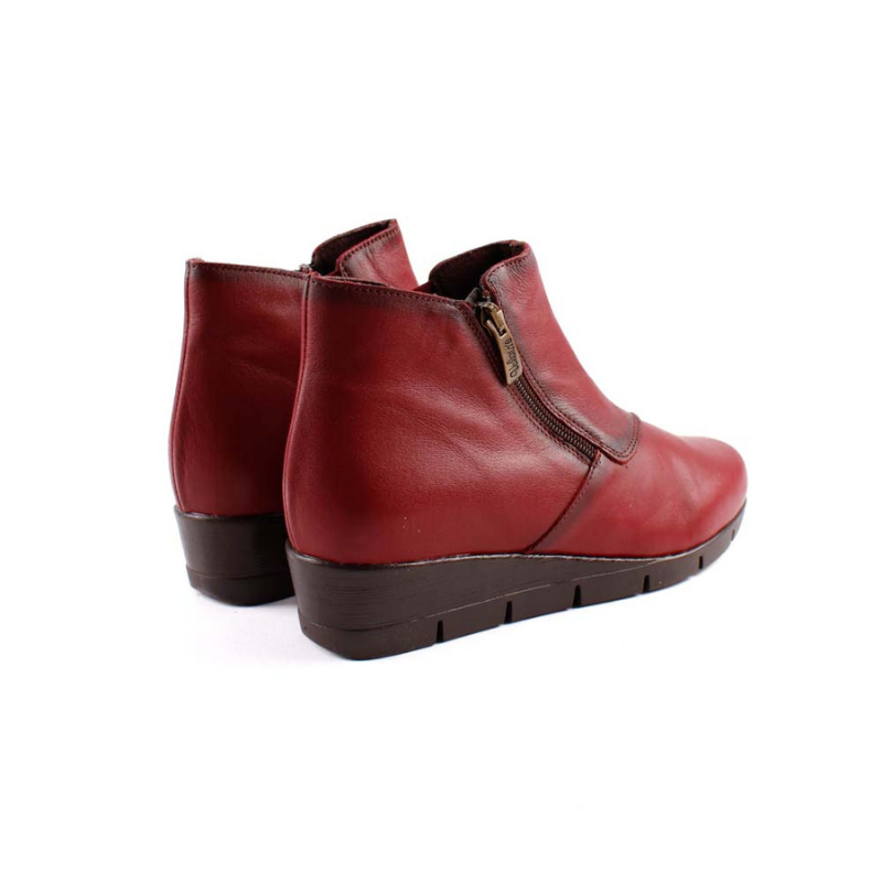 BOTIN CREMALLERA BURDEOS 9511