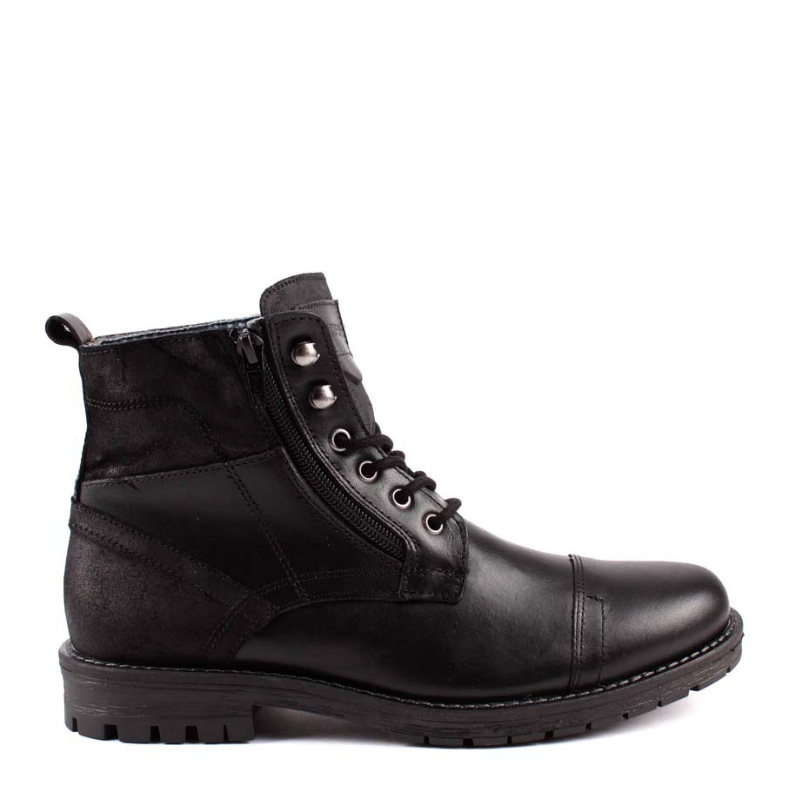BOTA CORDONES TEXAS NEGRO 4169