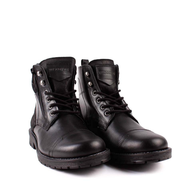 BOTA CORDONES TEXAS NEGRO 4169