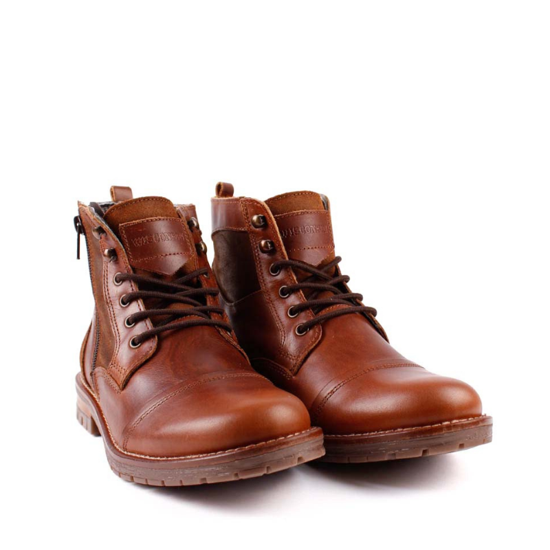 BOTA CORDONES TEXAS WAVE CUERO 3372