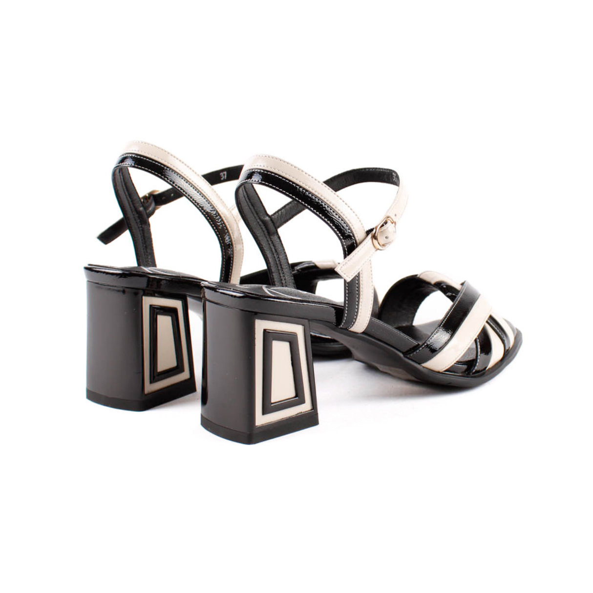 SANDALIA TACON GEO NEGRO 84622C