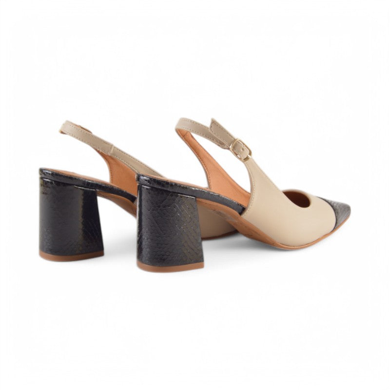 SALON DESTALONADO NEGRO BEIGE 2381C