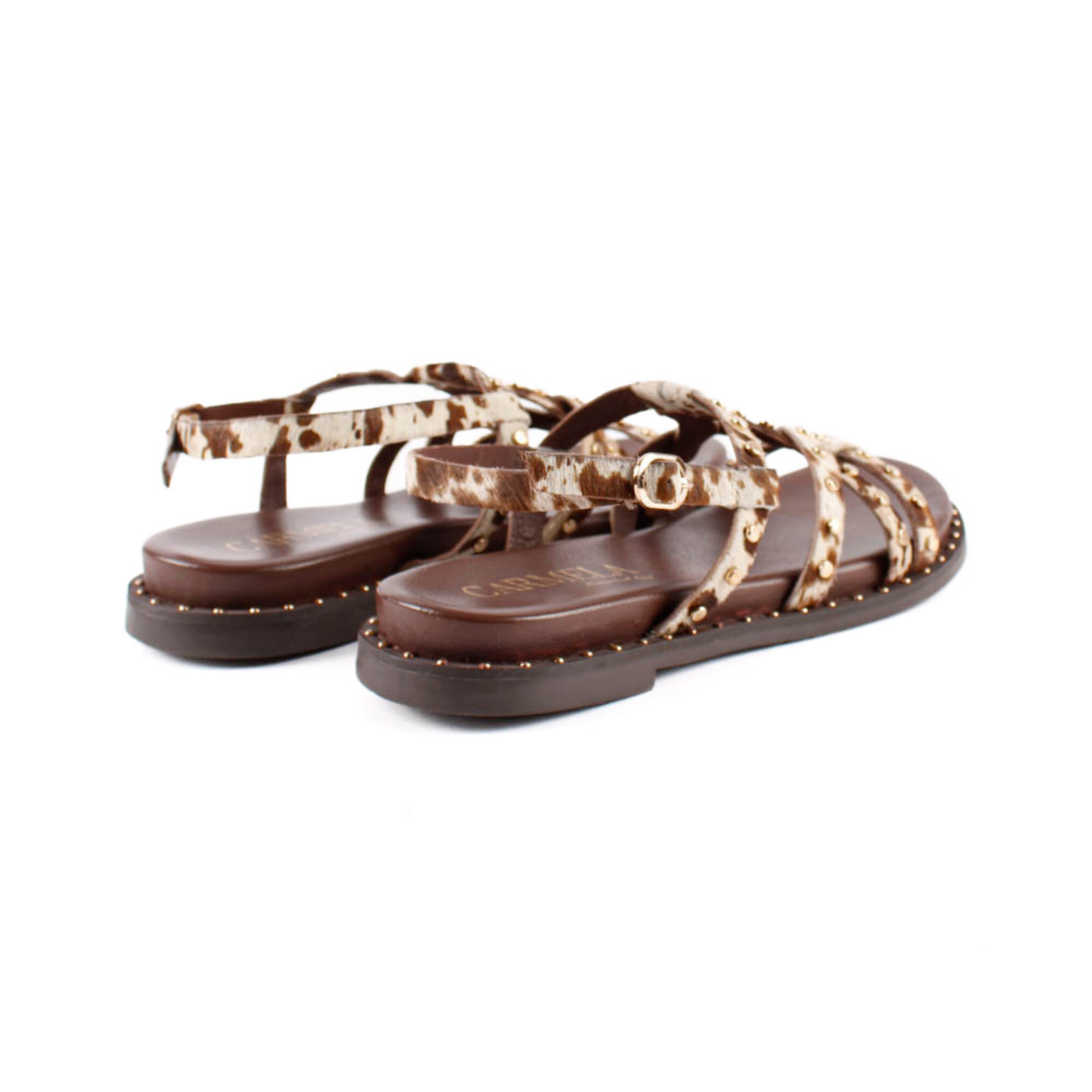 SANDALIA PLANA TACHAS COW 162392