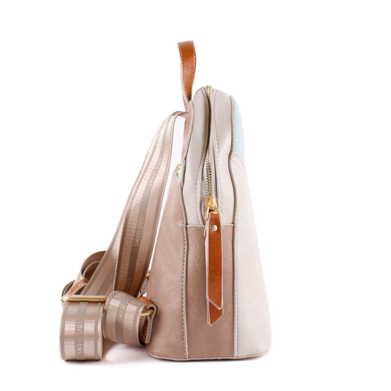 MOCHILA PIEZAS BEIGE