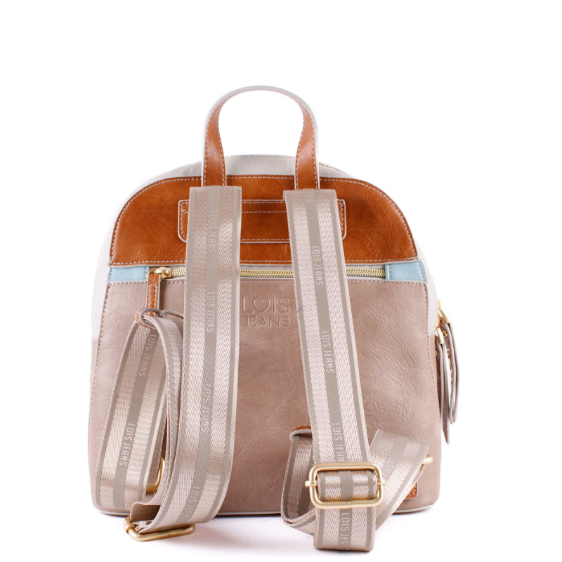 MOCHILA PIEZAS BEIGE