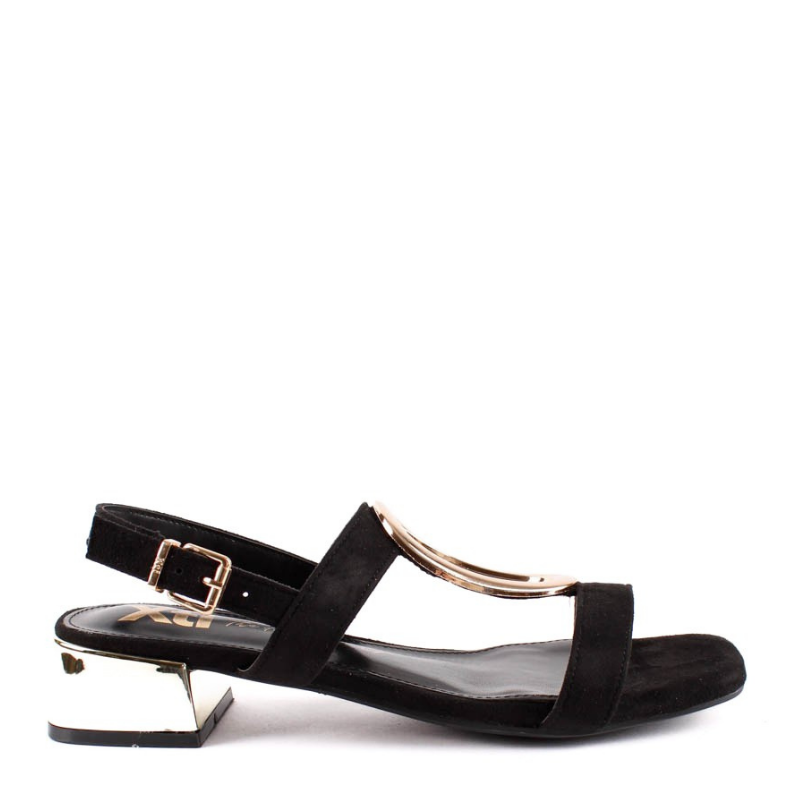 SANDALIA APLIQUE NEGRO 145493