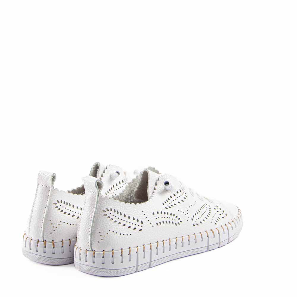 SNEAKER TROQUELADA BLANCO CRETA014